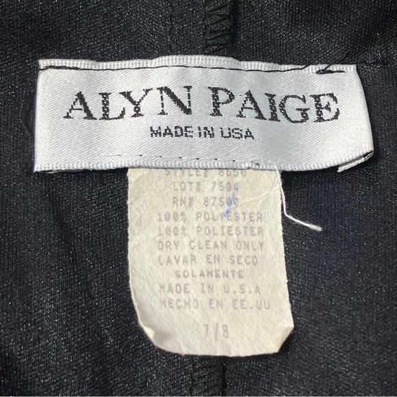 Vintage 90s Black Asymmetrical Sleeveless Dress. Small. Whimsigoth, Fairycore - Picture 8 of 8